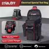 STARJIFF Heavy Duty 1680D Quick-Hang Tool Belt Bag Electrician Organizer with Tape Measure And Hook for Hand Tools