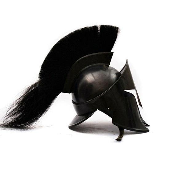Spartan Helmet – Black Medieval 300 Warrior Helmet