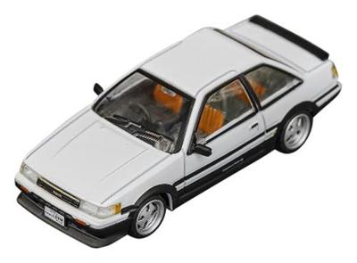 DIECASTTEAM Scale Toyota Corolla Levin White Finished Model 1/64 LL-009-144
