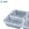 Disposable 4-Compartment Takeaway Lunch Box