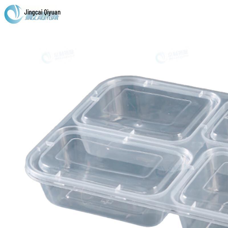 Disposable 4-Compartment Takeaway Lunch Box
