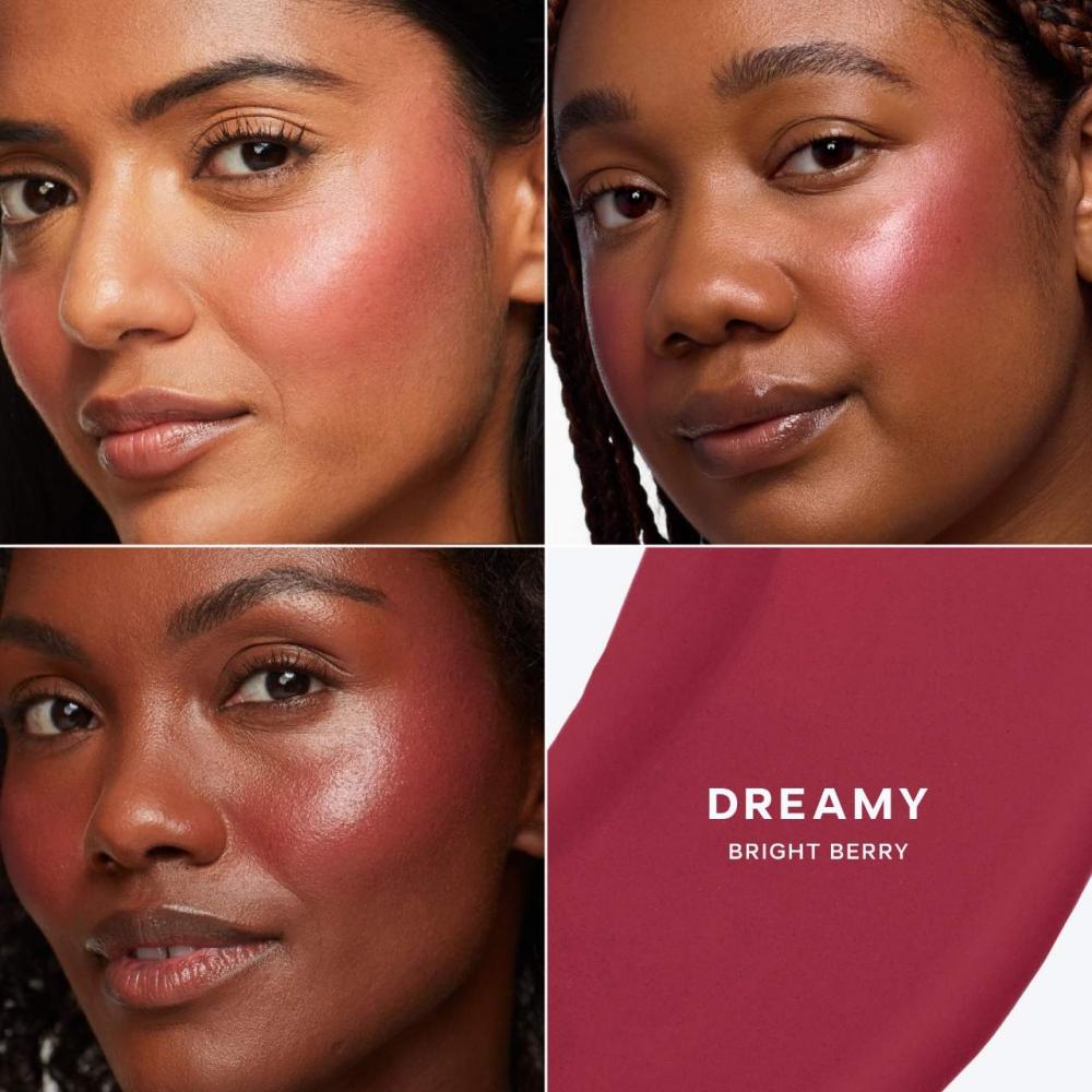 Saie Dew Blush Liquid Cream Blush 0.40 Oz   12 Ml Dreamy Bright Berry