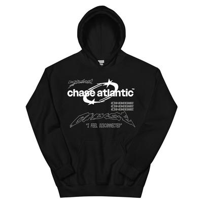 I FEEL DISCONNECTED HOODIE Chase Atlantic Band Grunge Sweatshirt Hip Hop Unisex Streetwear Autumn Fleece Hooded Pullovers Male