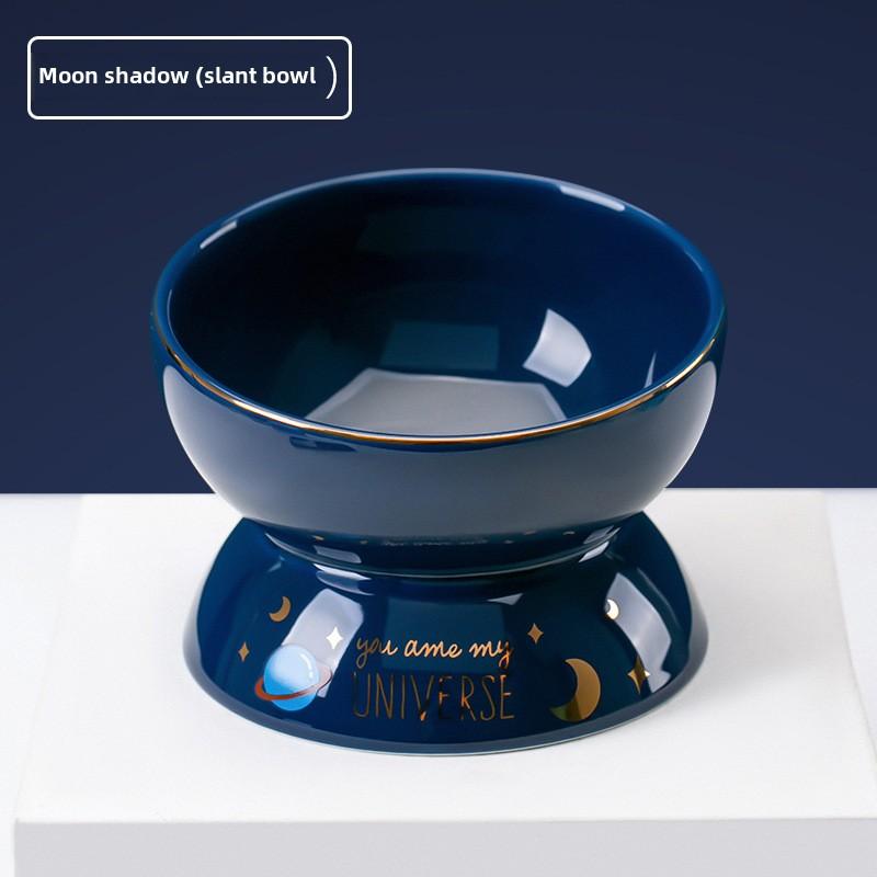 Nowa Miska Ceramiczna dla Kota Seria Gwieździste Niebo Miska dla Kota Miska dla Psa Miska do Karmienia dla Małych i Średnich Psów Miska do Picia Artykuły dla Kota Domowego