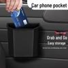 Car Organizer: Multi-Purpose Storage Bag with Phone Holder and Magic Sticker for Interior Use