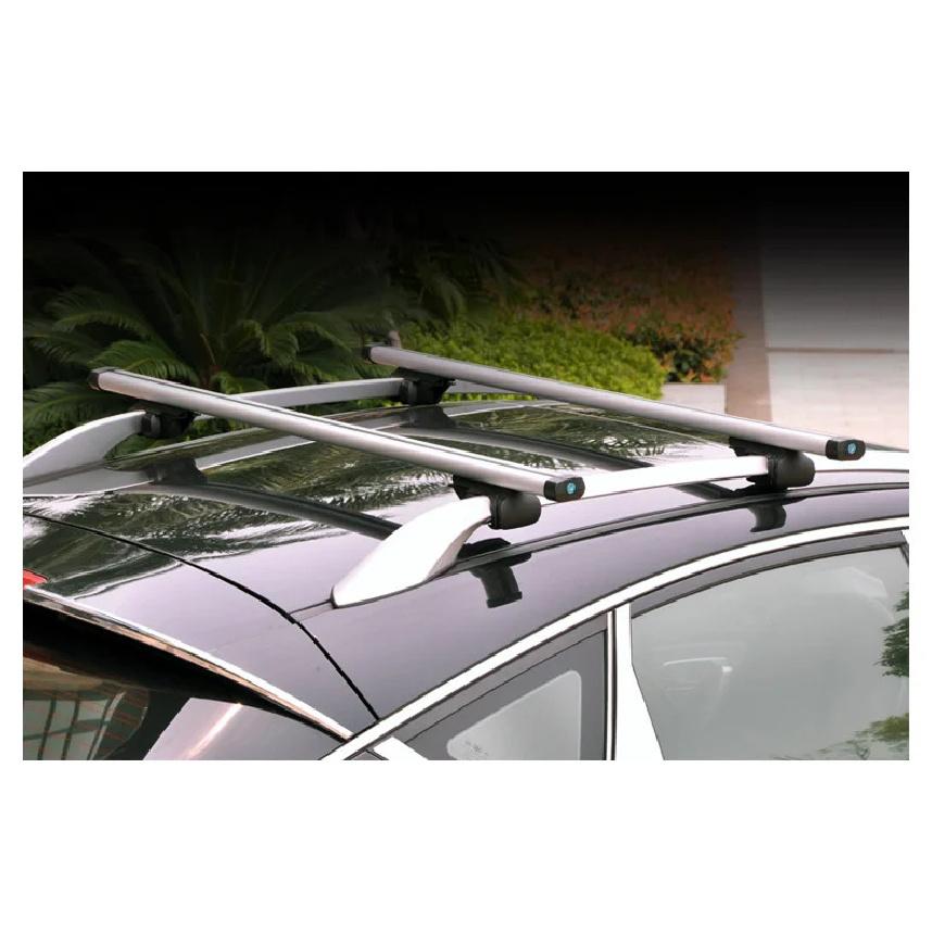 Barre Portapacchi Universali 135CM Barre Trasversali 150 330LBS Per Auto Con Barre Laterali Funzionano Con Portapacchi Kayak Cargo Sci