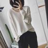 2023 Autumn/Winter Korean-Style Loose V-Neck Long Sleeve Knitted Sweater Women's Base Layer