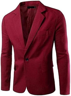 Colorful Long Sleeve Jacket Formal Gentleman Slender Outerwear Single Button One Button Jacket Oraora Older Brother Thin All Seasons Stylish Blazer