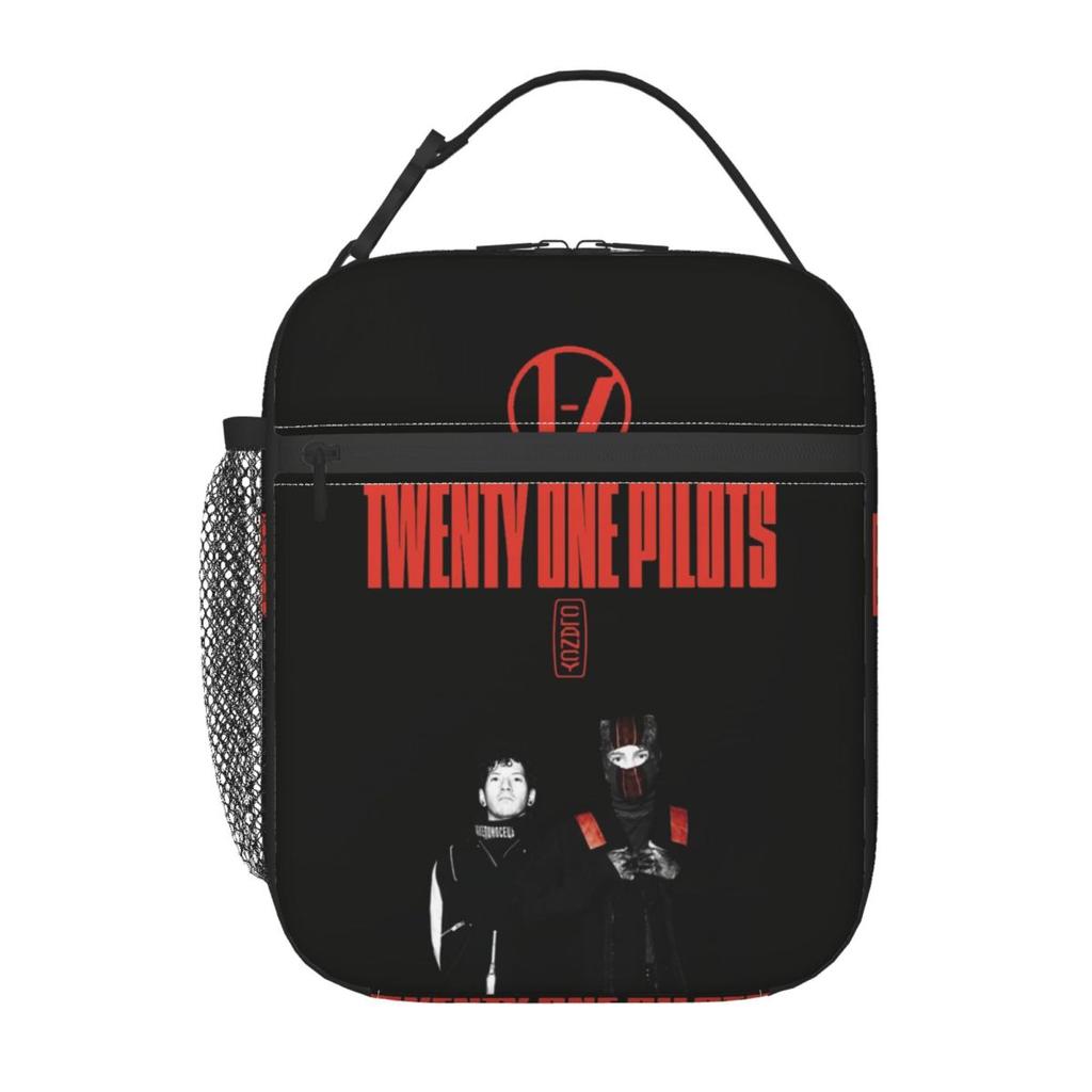 Geantă Termică pentru Prânz Twenty One Pilots pentru Femei Copii Cutii Alimentare Etanșe Geantă Tote Termică pentru Prânz