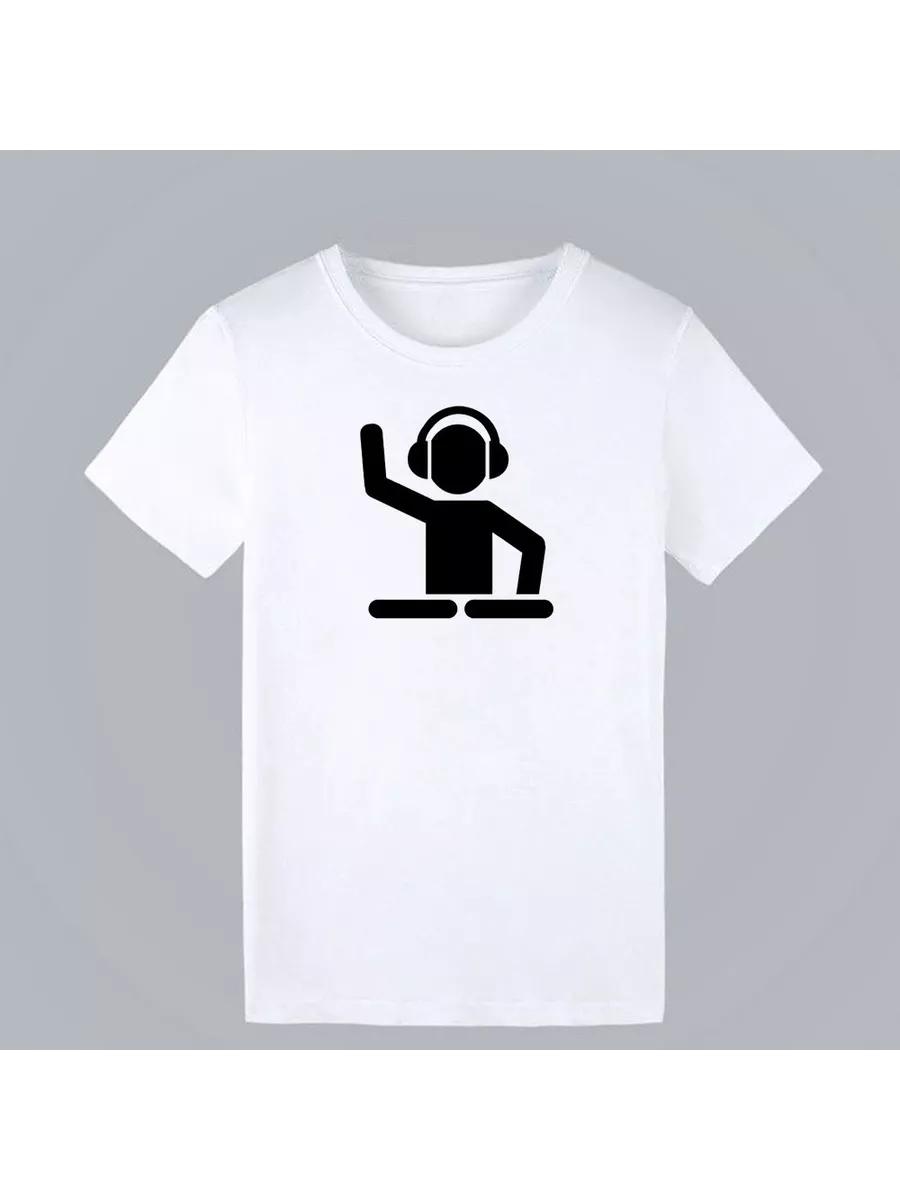 T-shirt with DJ print S
