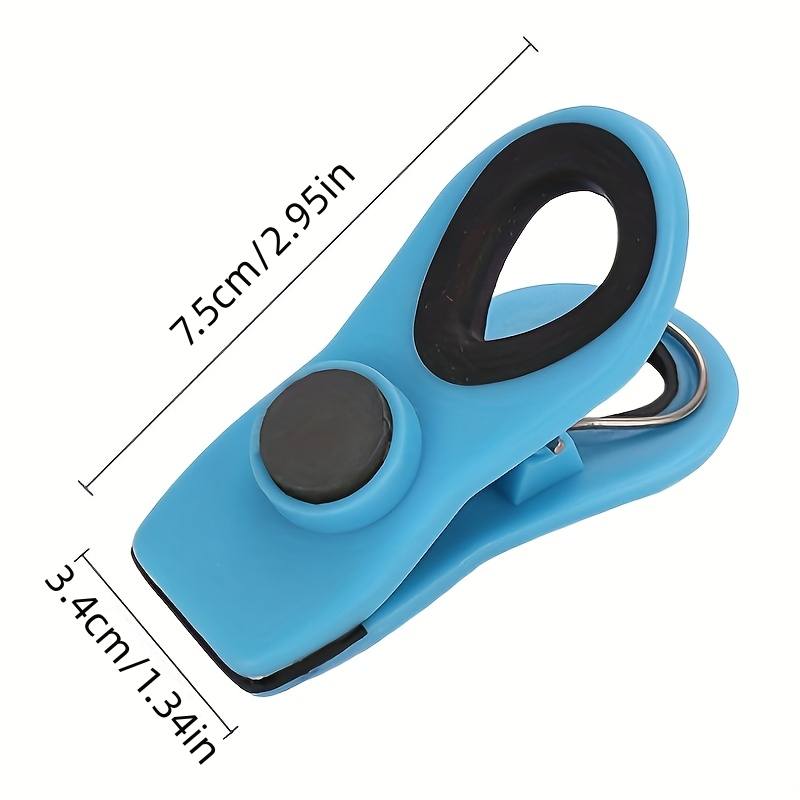 5pcs Strong-Sealing Food Storage Clips Random Color Kitchen Food-Grade Storage Clips Plastic Bag Sealing Moisture-Proof Clips