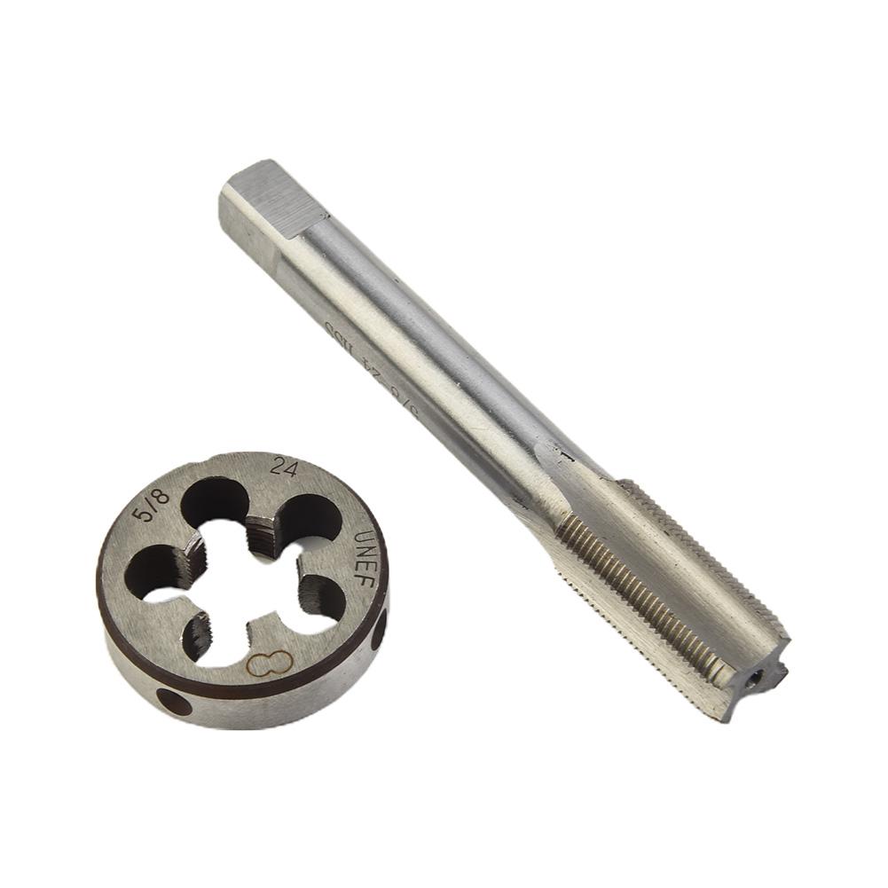 Right Hand Thread Thread Tap 5/8\\\"-24 Practical Reliable Replacement Spare Adjustable Supplies UNEF CNC HSS Kit Muzzle