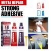 Magic Repair Glue AB Strong Metal Repair Glue Heat Resistance Cold Weld Metal Repair Adhesive Casting Glue for Metal PVC Repair