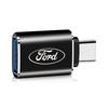 1Pcs Car Usb Type C Cable Converter Charging Adapter Car Accessories For Ford Focus Mondeo Kuga Fiesta MK7 Escort Explorer Edge 2 4 MK2 MK4