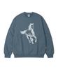 WILDROCK Running Horse Oversized Sweatshirt_9 Col (B Type)