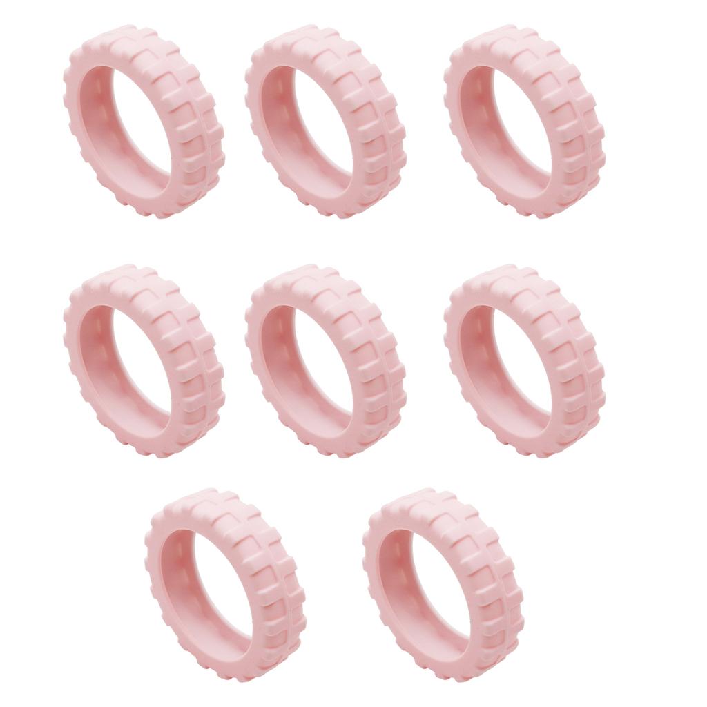 8 Pieces Luggage Wheel Protector Covers Luggage Wheel Covers Reduce Noise and Protect Your Suitcase Wheels for Men Women