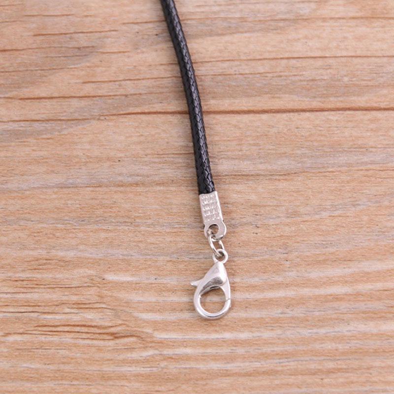 10Pcs 1.5Mm Adjustable Black Leather Cord Rope For Diy Necklace Bracelet Making
