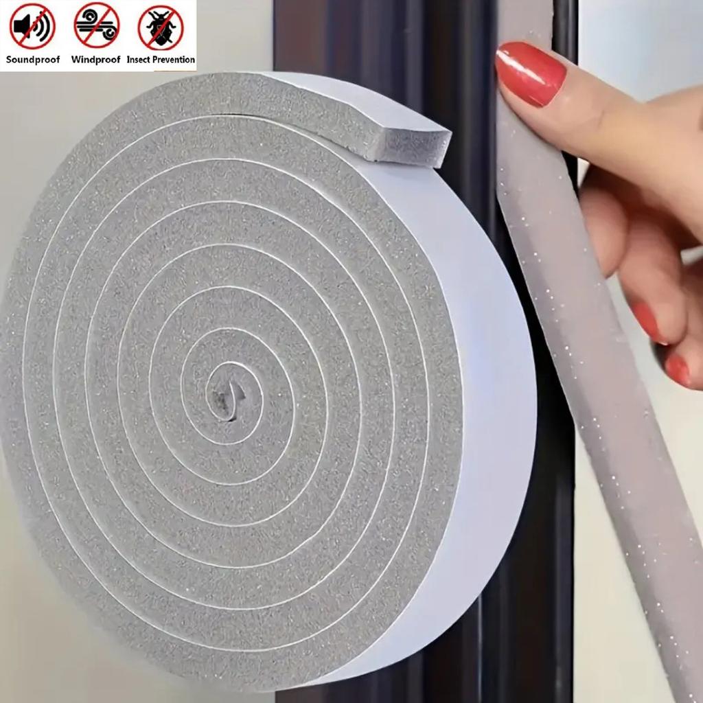 Foam Sealing Strip Door Seam Sound Insulation And Windshield Dustproof Sponge Strip Window Seam Sealing Tapes For Household