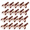 20PCS 5.5cm Fishing Lure Soft Artificial Lure Durable Crawdad Bait  Bass Fishing