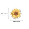 50 Cute Flower Cartoon Stickers - Waterproof Decorative Pack for Suitcases & Notebooks