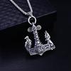 Necklace Nordic Viking Thor Wolf Odin Wolf Head Anchor Trend Pendant