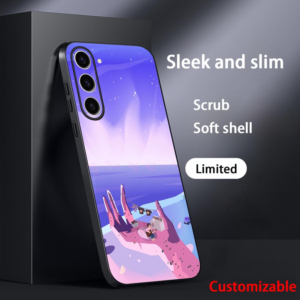 

Steven classic cartoon cute universe design Phone Case For Samsung Galaxy S26 S25 S24 S23 S22 S21 Plus Ultra Note20 Soft Black Galaxy S24+