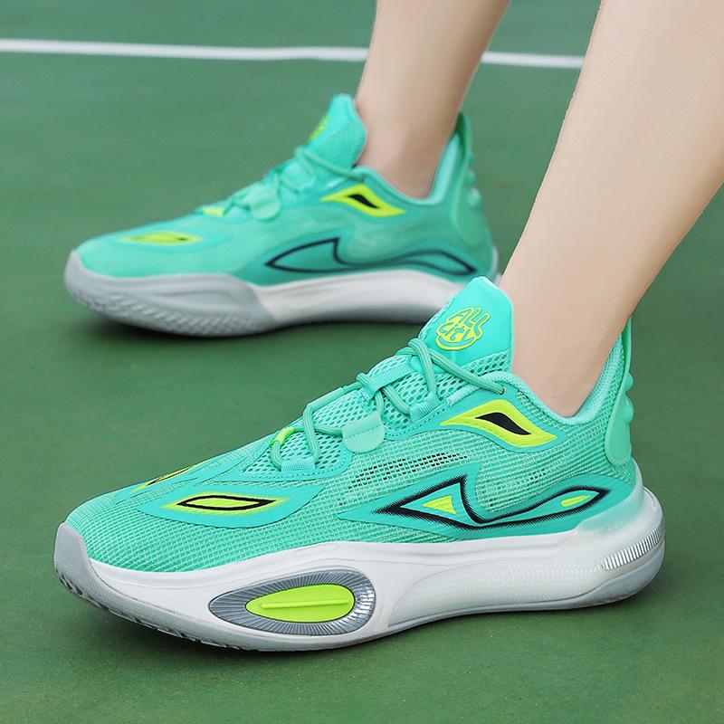 City 11V2 Basketball Shoes Men's Shoes Foreign Style Pink Student Competitive Competition Boots Female High School Students Sports Shoes Male