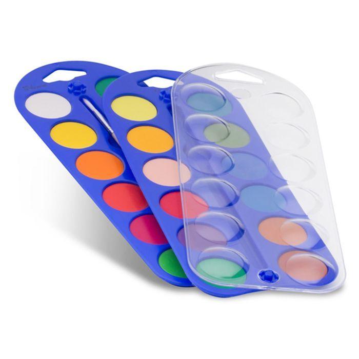 Palette d'aquarelle 24 couleurs Ø 30 mm