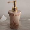 Plastic Lotion Dispenser Bottle With Flower Engraving For Home And Travel Use