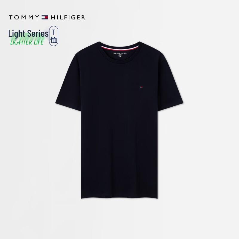 Tommy Hilfiger Men's Soft-Feel Pure Cotton Embroidered T-Shirt