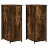 VidaXL Bedside Tables 2 Pcs Smoked Oak 32x42x80 Cm Engineered Wood 825968