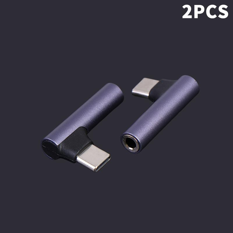 

New Type C To 3.5mm Jack Audio Adapter 90° Elbow USB C To 3.5mm Headphone Adapter For 16 15 USB C Jack Adapter