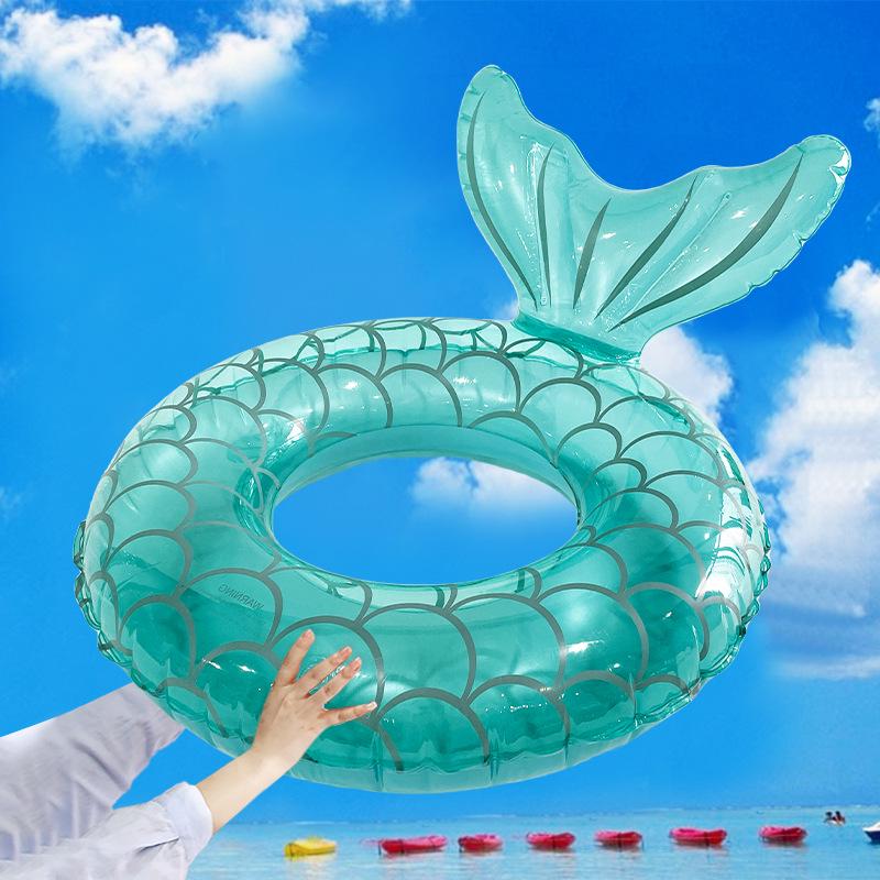 In Stock: Starry Sky Sequin Swimming Ring - Thickened Adult PVC Underarm Float