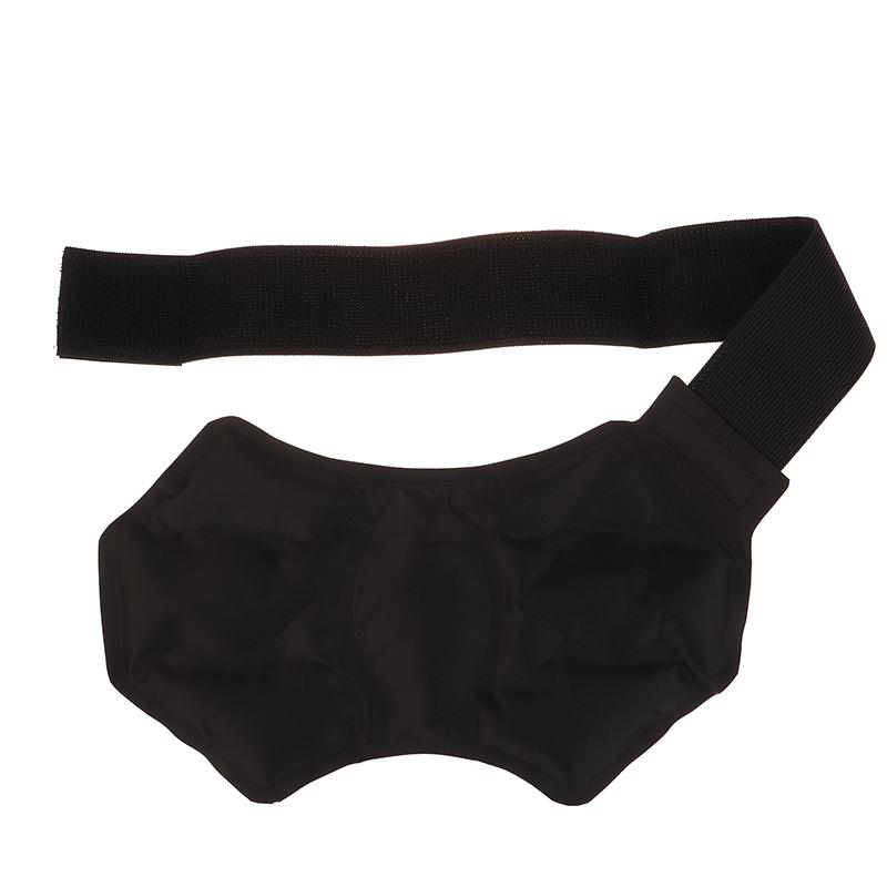 Ankle Brace Ice Pack Wrap For Injuires Hot Cold Ankle Ice Wrap Therapy Reusable Ankle Support For Pain Relief Sprains чёрный