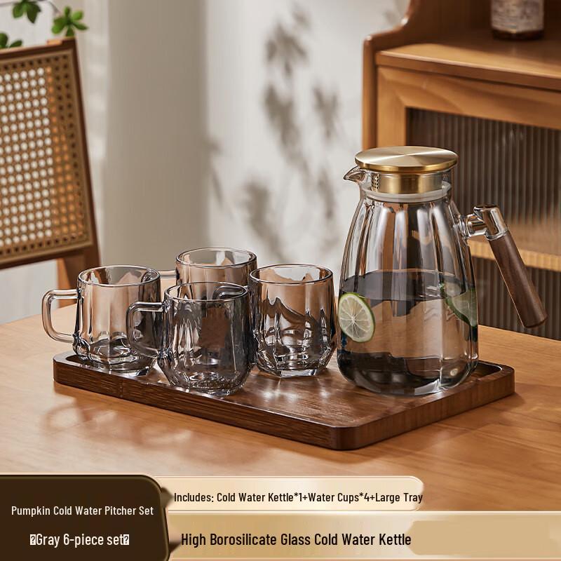 Andy Tai Glass Water Pitcher Set