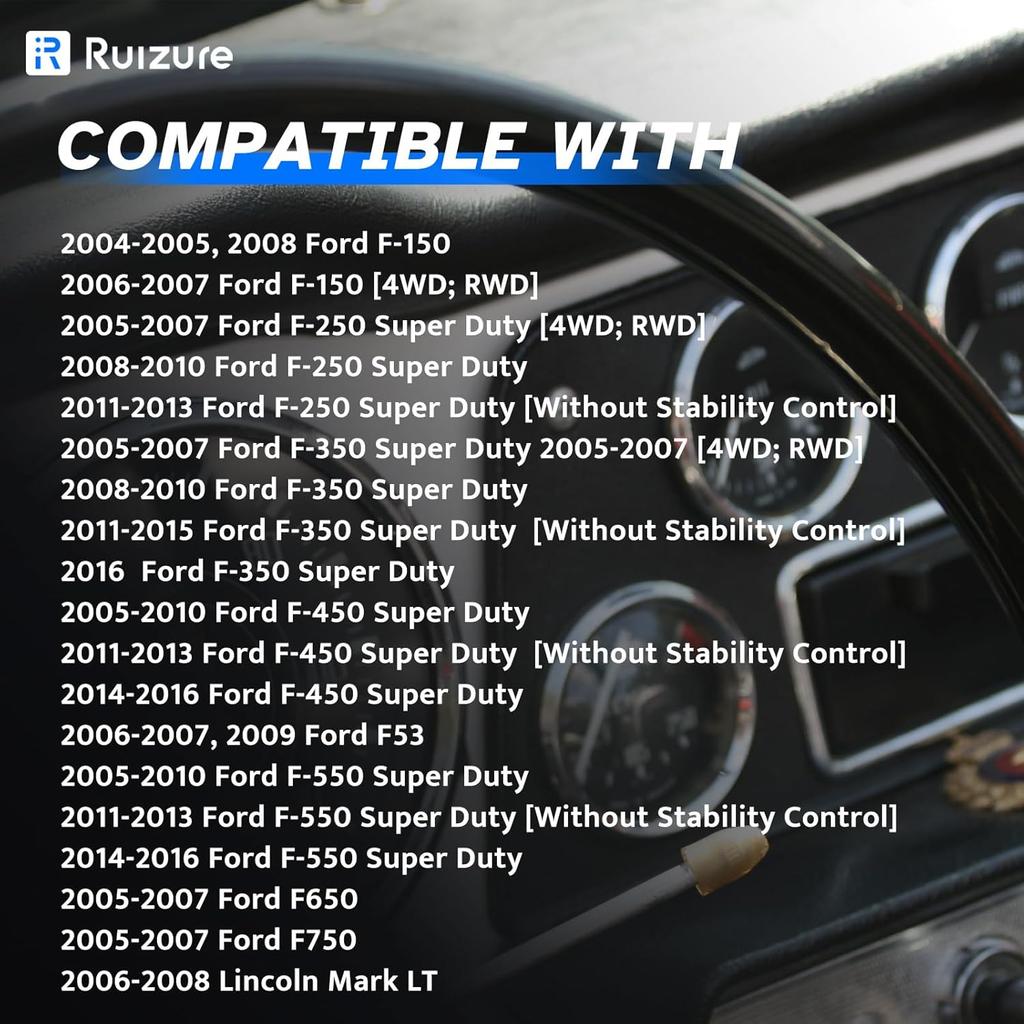 Rear Center ABS Wheel Speed Sensor fit for 2004-08 Ford F150, 05-13 Ford F250 F350 F450 F550 F650 F750 Super Duty Truck 2005 2006 2007 2008 2009 2010