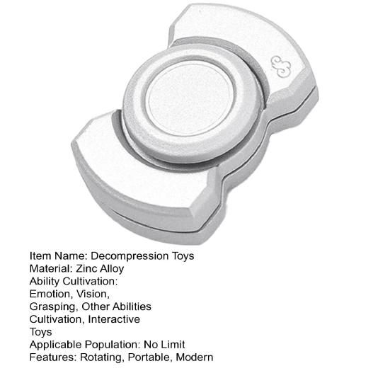 Fidget Slider Clicker Spinner Zinc Alloy Office Stress Relief Toy