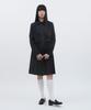 TUOMIO Midi Pleats Ribbon Culotte Pants [Black]