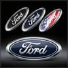 11,5x4,5cm Ford Zadní odznak Nálepka pro Ranger Escape Mondeo Fusion Fiesta Kuga Edge Focus Mustang Kufr auta Dekal Logo Příslušenství