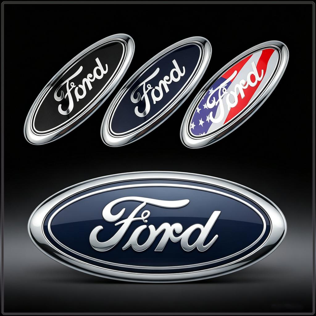 11,5x4,5cm Ford Zadní odznak Nálepka pro Ranger Escape Mondeo Fusion Fiesta Kuga Edge Focus Mustang Kufr auta Dekal Logo Příslušenství