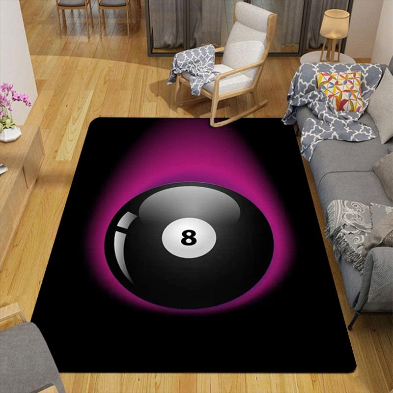 Glowing 8-Ball Rug Floor Mat for Living Room or Bedroom Soft and Comfortable Carpet a Gift for Birthday and Holiday.MFF0918015