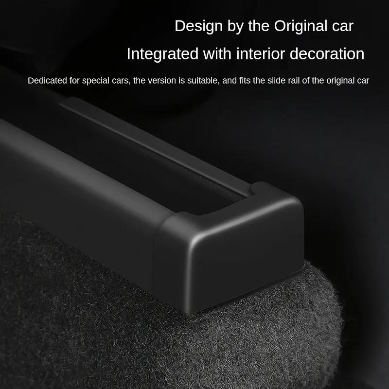 4 Schutzstopfen für hintere Sitzschienen für Tesla Model Y Juniper Model 3 Highland 2025 Schutzpolster für verschiebbare Rücksitze Autozubehör