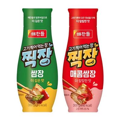 HAECHANDLE Tube-Type Ssamjang (Original/Spicy), 300g (7 Options)