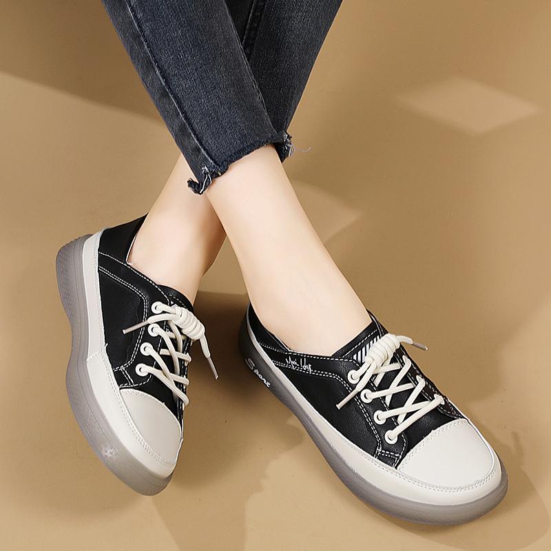 New spring soft-soled beef tendon single shoes flat-soled casual