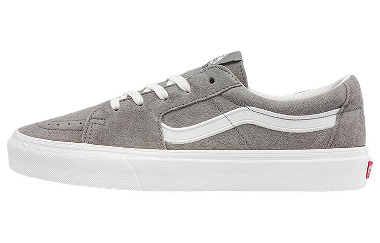 Vans Unisex SK8 Low Sneakers Grey  Gray White  VN0A4UUKB7W 35