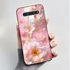 For LG Q61 LM-Q630N Slim Black Soft Silicone Case Luxury Fashion Flower Butterfly Painted Cover for LG K61 Q61 Q 61 Phone Casing