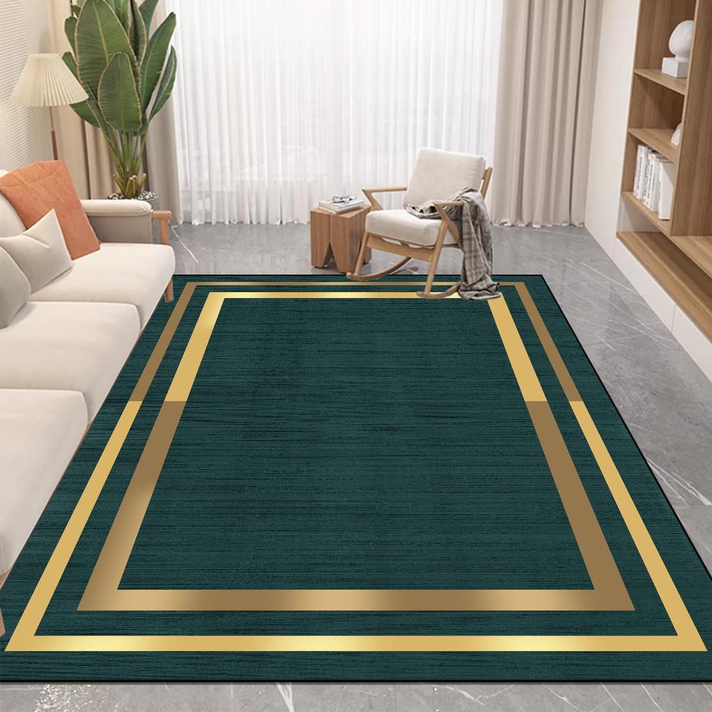 Nordic Luxury Style Carpet In The Living Room Easy Clean Absorbent Soft Mat Antiskid Lounge Decor Rugs Big Size Room Floor Mats