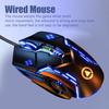 G5 Wired Mouse Mute Computer Accessories RGB BackLight Ergonomic USB 3200DPI E-Sports Mechanical