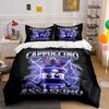 Cappuccino Ninja Decor Set Multiple Sizes Kid'S And Adults' Bedroom Exquisite 3Pc Bedding Set, Gift