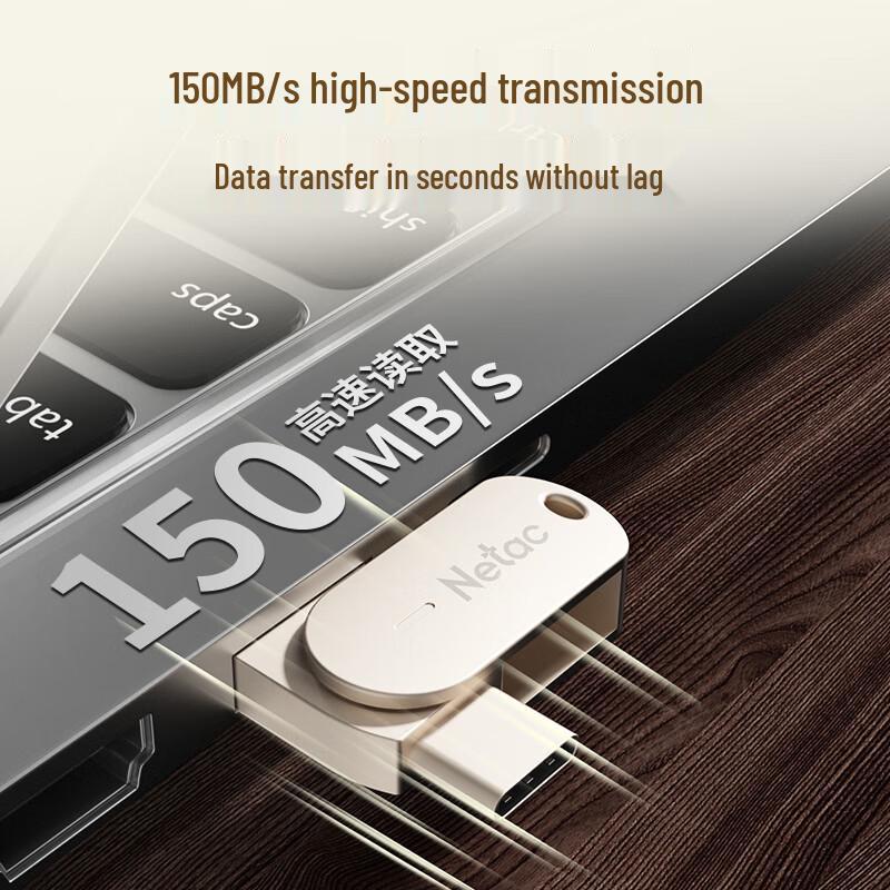 Netac Dual-Interface Type-C USB 3.2 OTG Flash Drive